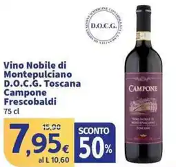 Sigma Superstore Vino Nobile di Montepulciano D.O.C.G. Toscana Campone Frescobaldi offerta