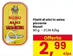 Interspar Filetti di alici in salsa piccante Rizzoli offerta