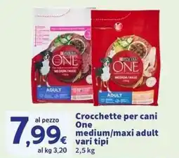Sigma Superstore Crocchette per cani One medium/maxi adult offerta