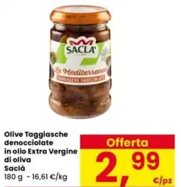 Interspar Olive Taggiasche denocciolate in olio Extra Vergine di oliva Sacla offerta