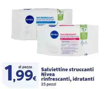 Sigma Superstore Salviettine struccanti Nivea rinfrescanti, idratanti offerta