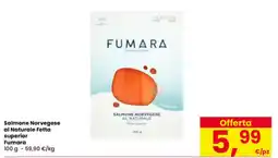 Interspar Salmone Norvegese al Naturale Fetta superior Fumara offerta