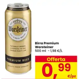 Interspar Birra Premium Warsteiner offerta