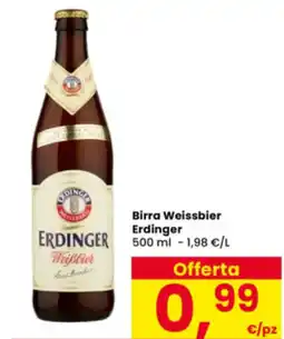 Interspar Birra Weissbier Erdinger offerta