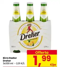 Interspar Birra Radler Dreher offerta