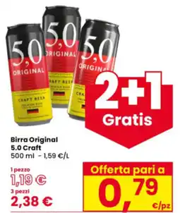 Interspar Birra Original 5.0 Craft offerta