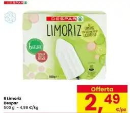 Interspar 6 Limoriz Despar offerta