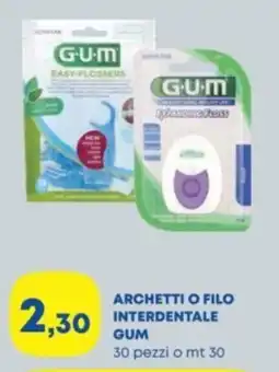 Panorama Archetti o filo interdentale GUM offerta