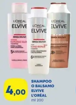 Panorama Shampoo o balsamo ELVIVE L'ORÉAL offerta