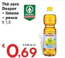 DeSpar Express Thè zero Despar, limone, pesca offerta
