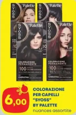 Panorama Colorazione per capelli "syoss" by palette offerta