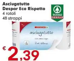 DeSpar Express Asciugatutto Despar Eco Rispetto 48 strappi offerta