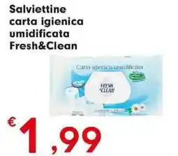DeSpar Express Salviettine carta igienica umidificata Fresh&Clean offerta