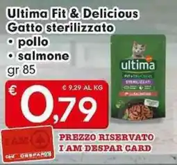 DeSpar Express Ultima Fit & Delicious Gatto sterilizzato pollo, salmone offerta