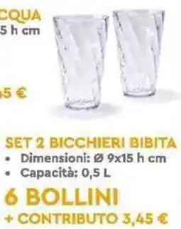 DeSpar Express Omada set 2 bicchieri bibita offerta