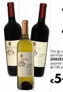 Maxi Supermercati Vini igt colli orientali del Friuli ZORZETTIG offerta