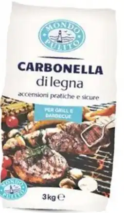Maxi Supermercati Carbonella di legna MONDO PULITO offerta