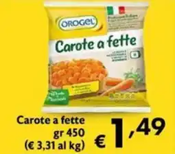 Maxi Supermercati Carote a fette offerta