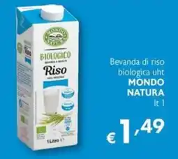 Maxi Supermercati Bevanda di riso biologica uht MONDO NATURA offerta