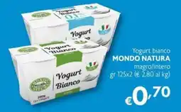 Maxi Supermercati Yogurt bianco mondo natura magro/intero offerta