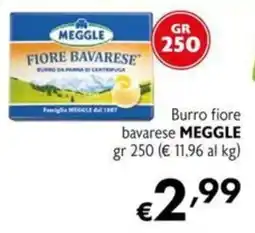 Maxi Supermercati Burro fiore bavarese MEGGLE offerta