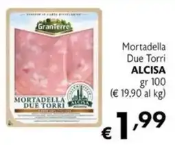 Maxi Supermercati Mortadella Due Torri ALCISA offerta
