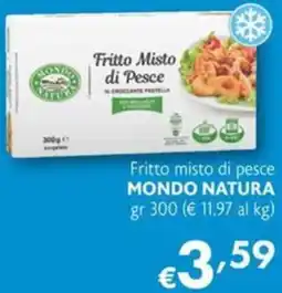 Maxi Supermercati Fritto misto di pesce MONDO NATURA offerta