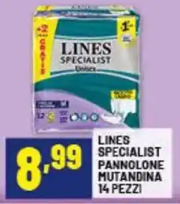 Risparmio Casa Lines specialist pannolone mutandina offerta