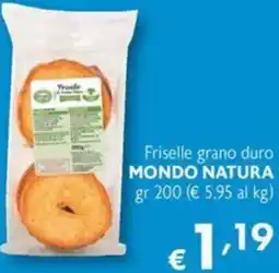 Maxi Supermercati Friselle grano duro MONDO NATURA offerta