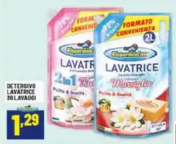 Risparmio Casa Detersivo lavatrice offerta