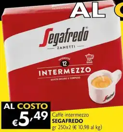 Maxi Supermercati Caffè intermezzo SEGAFREDO offerta