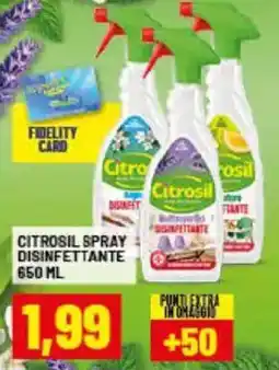 Risparmio Casa Citrosil spray disinfettante offerta
