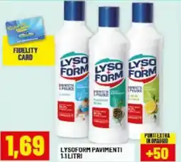 Risparmio Casa Lysoform pavimenti offerta