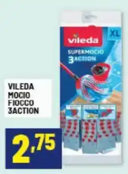 Risparmio Casa Vileda mocio fiocco 3action offerta