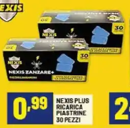 Risparmio Casa Nexis plus ricarica piastrine offerta