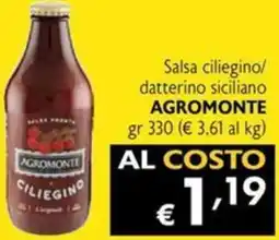 Maxi Supermercati Salsa ciliegino/ datterino siciliano AGROMONTE offerta