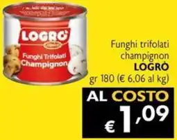 Maxi Supermercati Funghi trifolati champignon LOGRO offerta