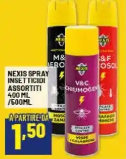 Risparmio Casa Nexis spray insetticidi offerta