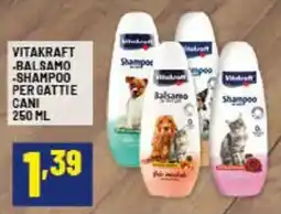 Risparmio Casa Vitakraft balsamo, shampoo per gattie cani offerta
