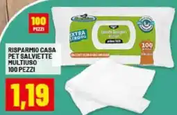 Risparmio Casa Risparmio casa pet salviette multiuso offerta