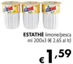Maxi Supermercati ESTATHÈ limone/pesca offerta