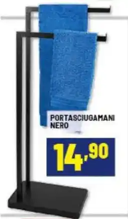 Risparmio Casa Portasciugamani nero offerta