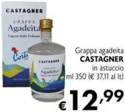 Maxi Supermercati Grappa agadeita CASTAGNER in astuccio offerta