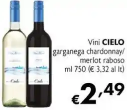 Maxi Supermercati Vini CIELO garganega chardonnay/ merlot raboso offerta