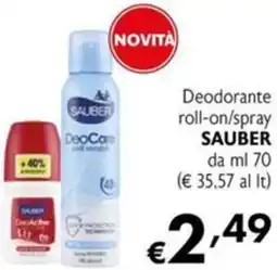 Maxi Supermercati Deodorante roll-on/spray SAUBER offerta