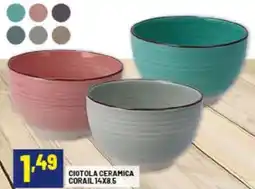 Risparmio Casa Ciotola ceramica corail offerta