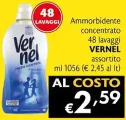 Maxi Supermercati Ammorbidente concentrato 48 lavaggi VERNEL offerta