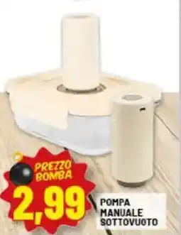 Risparmio Casa Pompa manuale sottovuoto offerta