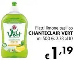 Maxi Supermercati Piatti limone basilico Vert CHANTECLAIR VERT offerta