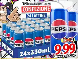Il Genio Supermercato Pepsi cola lattine offerta